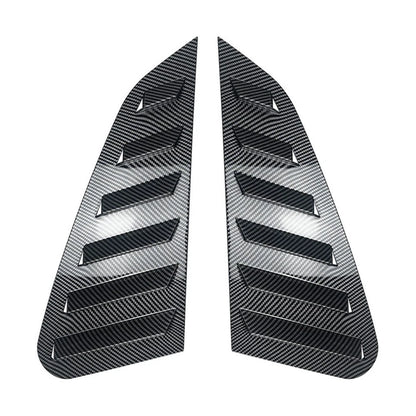 Carbon Fiber Rear Window Louvers for Subaru WRX (2011-2014)