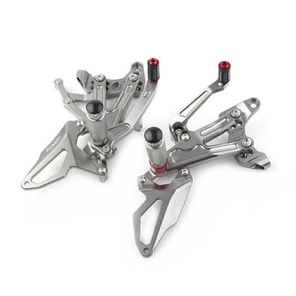 Rearset Foot Pegs for Ducati Panigale V4 (2018-2020) - Silver
