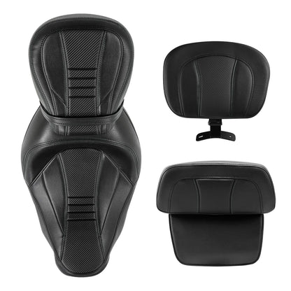 Seats Backrest for Harley Road Street Glide (2014-2023) Black