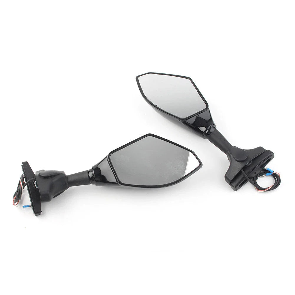 LED Turn Signal Rearview Mirror for Honda Kawasaki Yamaha Suzuki