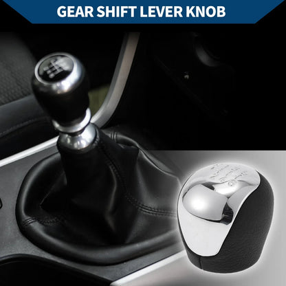 6 Speed Manual Gear Shifter Knob for Hyundai Elantra (2008-2009) Faux Leather