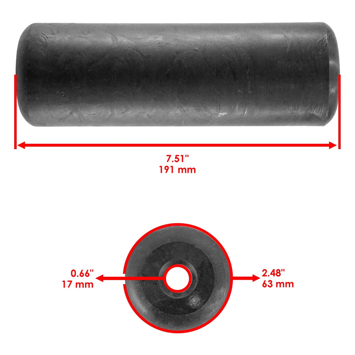 Deck Roller Replacement for Dixie Chopper LT2500 LT2400 RB2700 SE2550 (2001–2010)