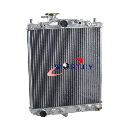 Aluminum Radiator + Fan for Daihatsu Mira L200V L201 MOVE L601 Centro L501 (1995-2006)