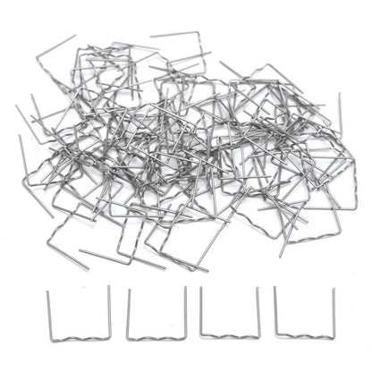 Pre-Cut Flat Staples 100pcs 0.6mm for Car Auto