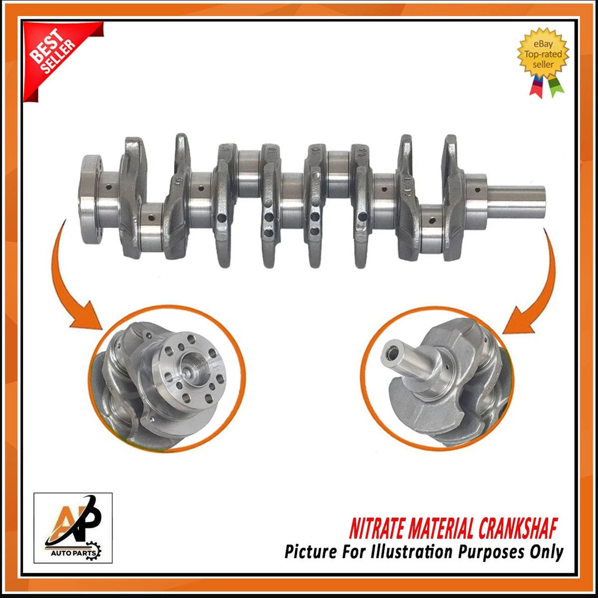 Crankshaft Replacement for Mitsubishi L200 Pajero Sport 2.4 Diesel () (2000–2019)