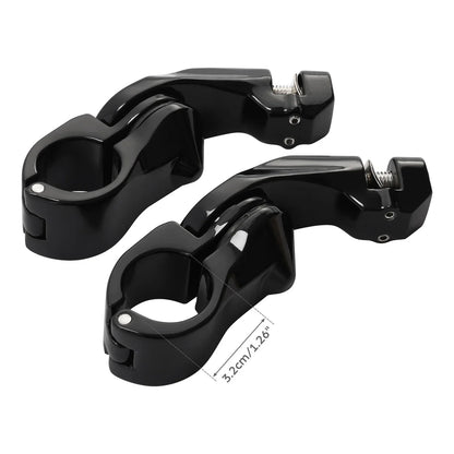 Short Angled Footpeg Pegs for Harley (32mm)