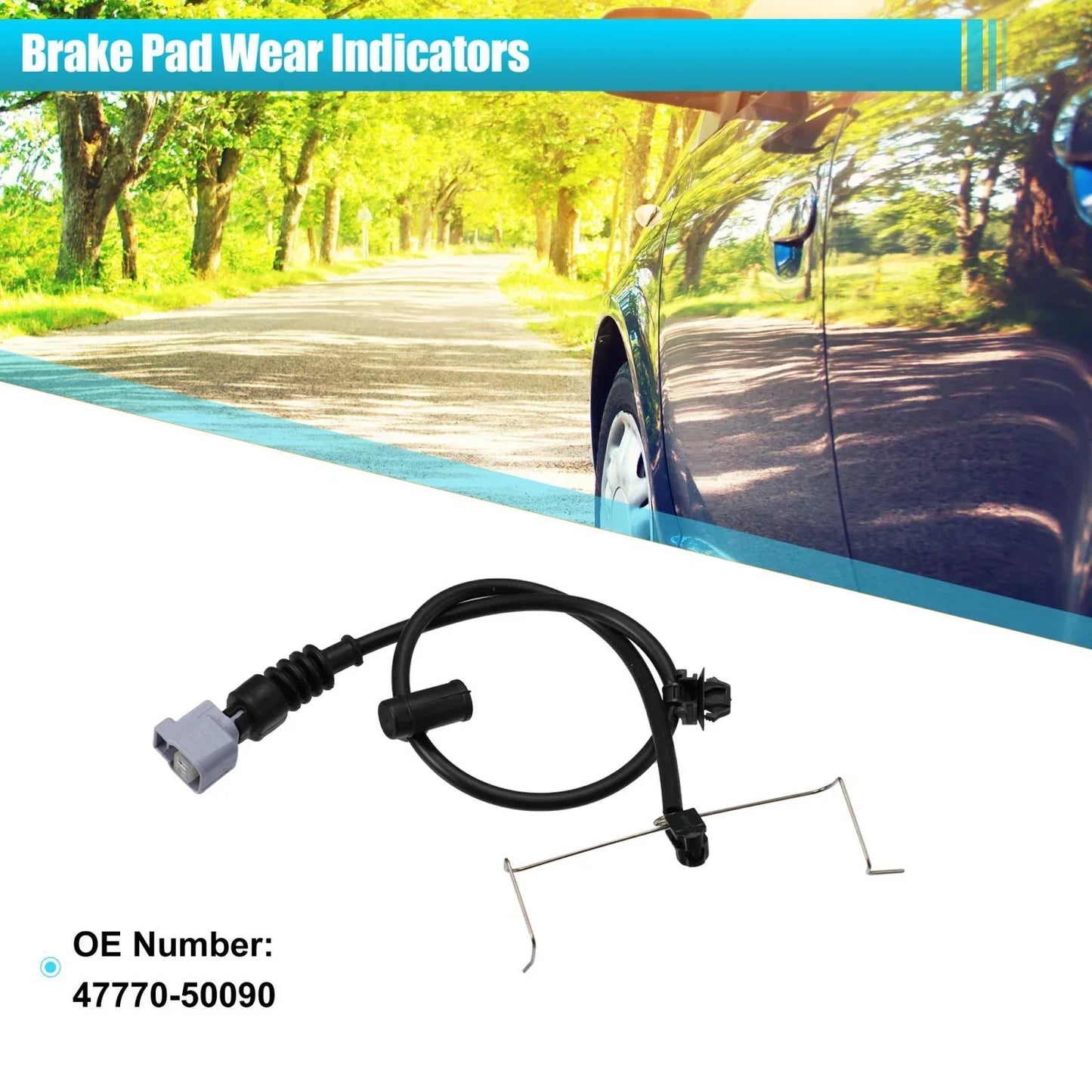 Front Brake Pad Electronic Wear Sensor for Lexus LS460 LS600h (2007-2017)