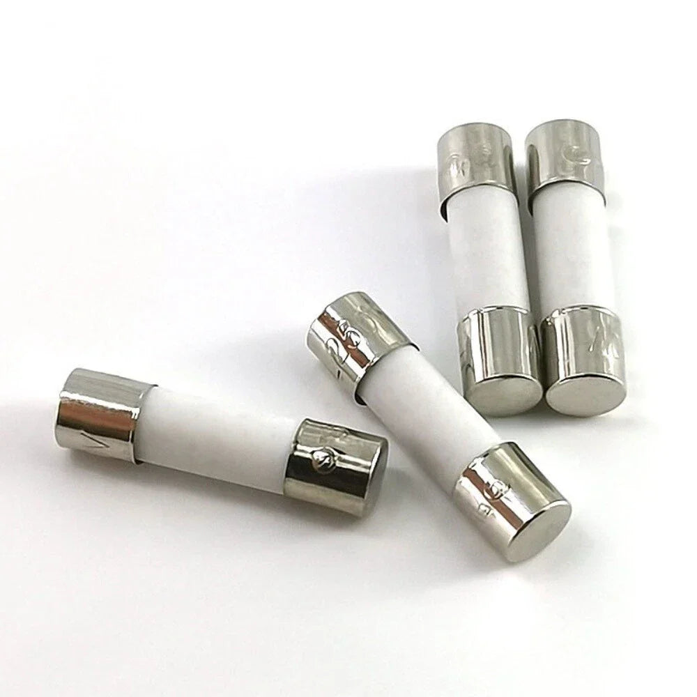 4 x 15A Ceramic Fuse Tubes 6x30mm for Microwave Oven Circuit Protection