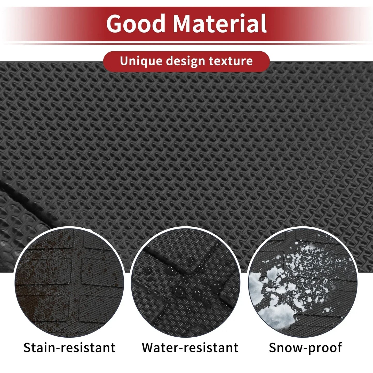 Cargo Liner Rear Trunk Mat for Hyundai Tucson (2019-2021) Diamond Pattern TPE