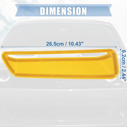 Engine Hood Air Conditioner Outlet Cover Trim Yellow for Dodge Challenger (2015-2023)