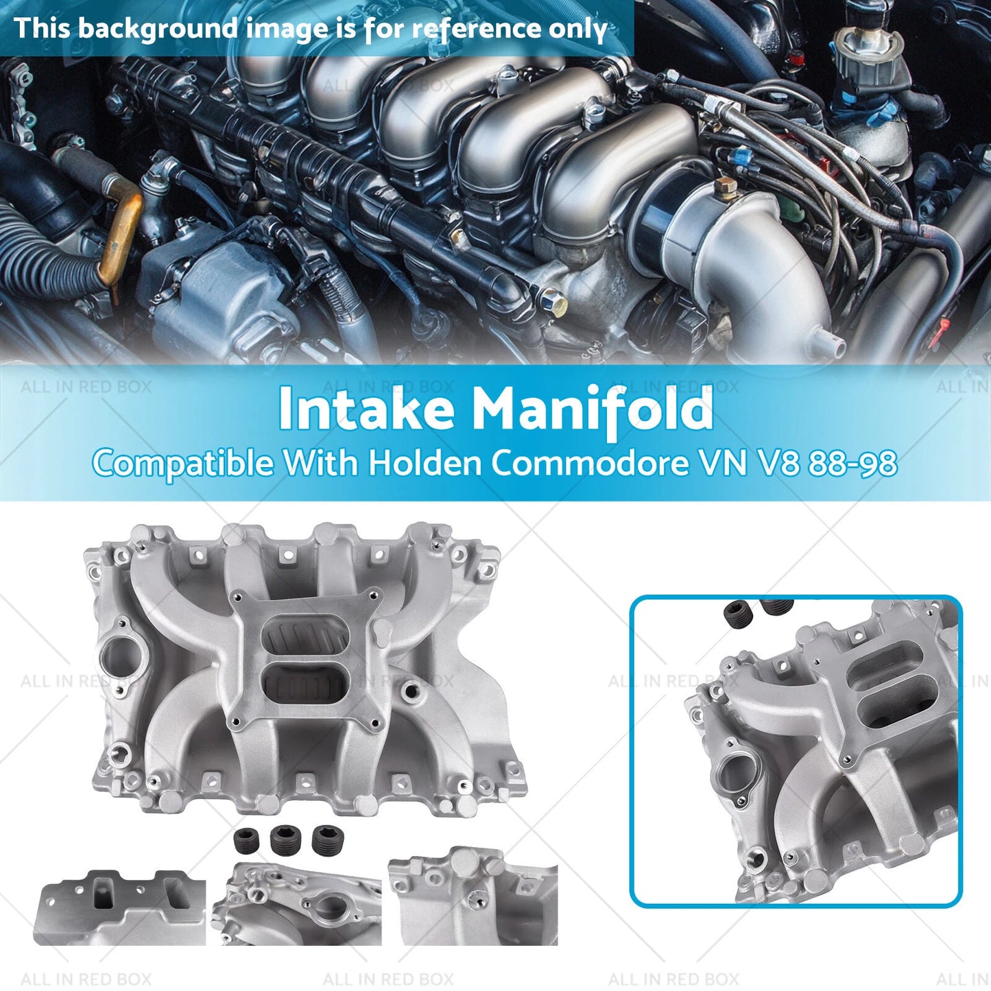 Intake Manifold Air Gap Dual Plane for Holden Commodore VN V8 (1988-1993)