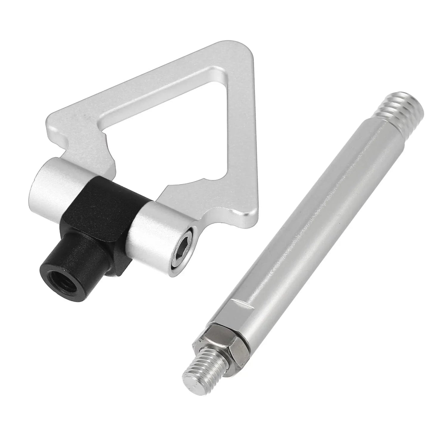Silver Tone Triangle Shape Front Rear Bumper Tow Hook Screw for Lexus IS250