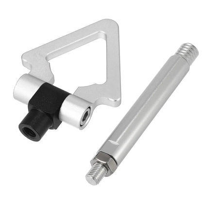 Silver Tone Triangle Shape Front Rear Bumper Tow Hook Screw for Lexus IS250