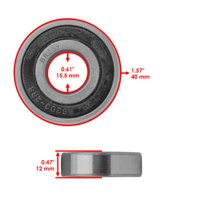 Blade Plate Bearing Replacement for MTD Troy-Bilt Scag Yazoo (2000–2000)
