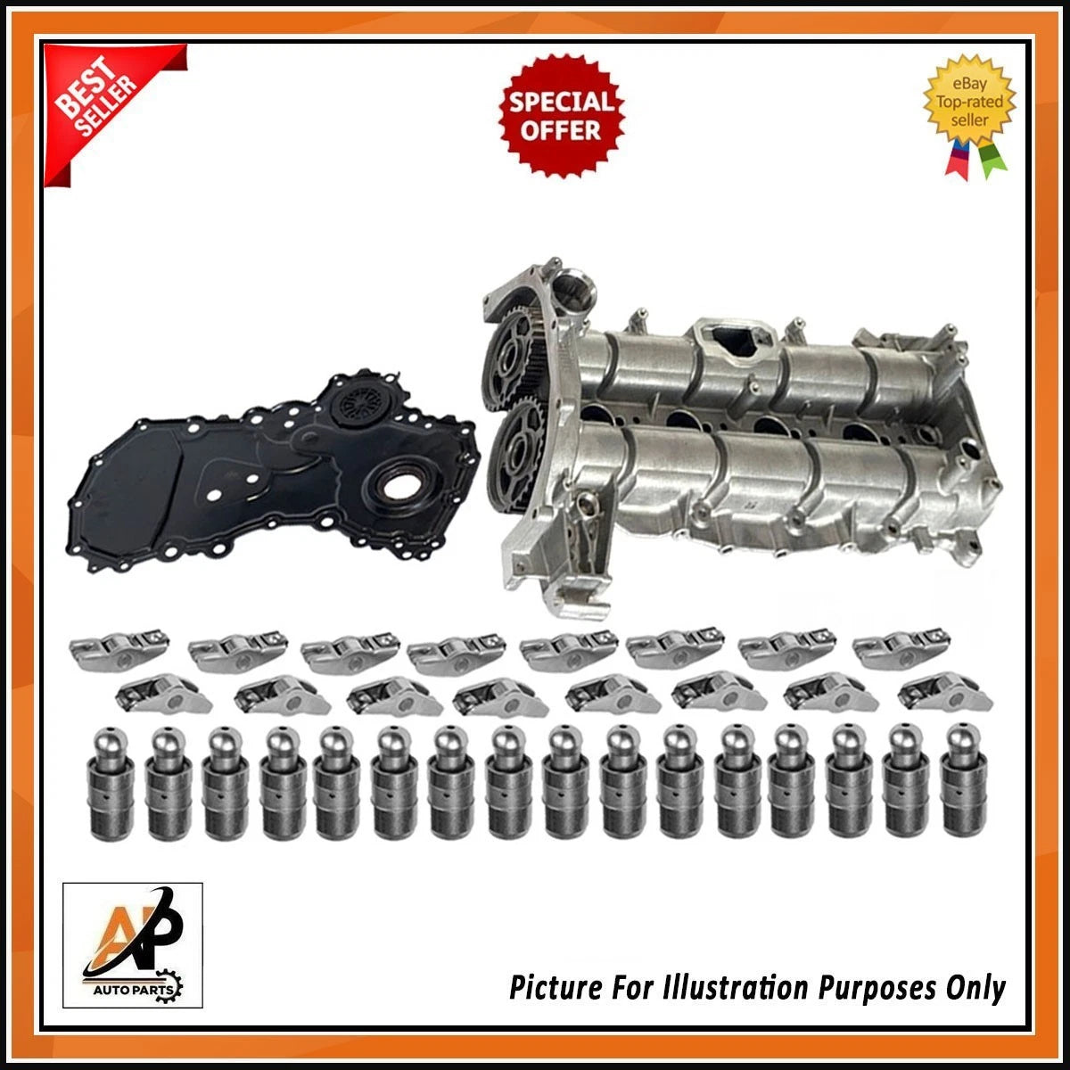 Cam Carrier Rebuild Kit for Ford Transit Euro 6 2.0 EcoBlue (2016–2021)