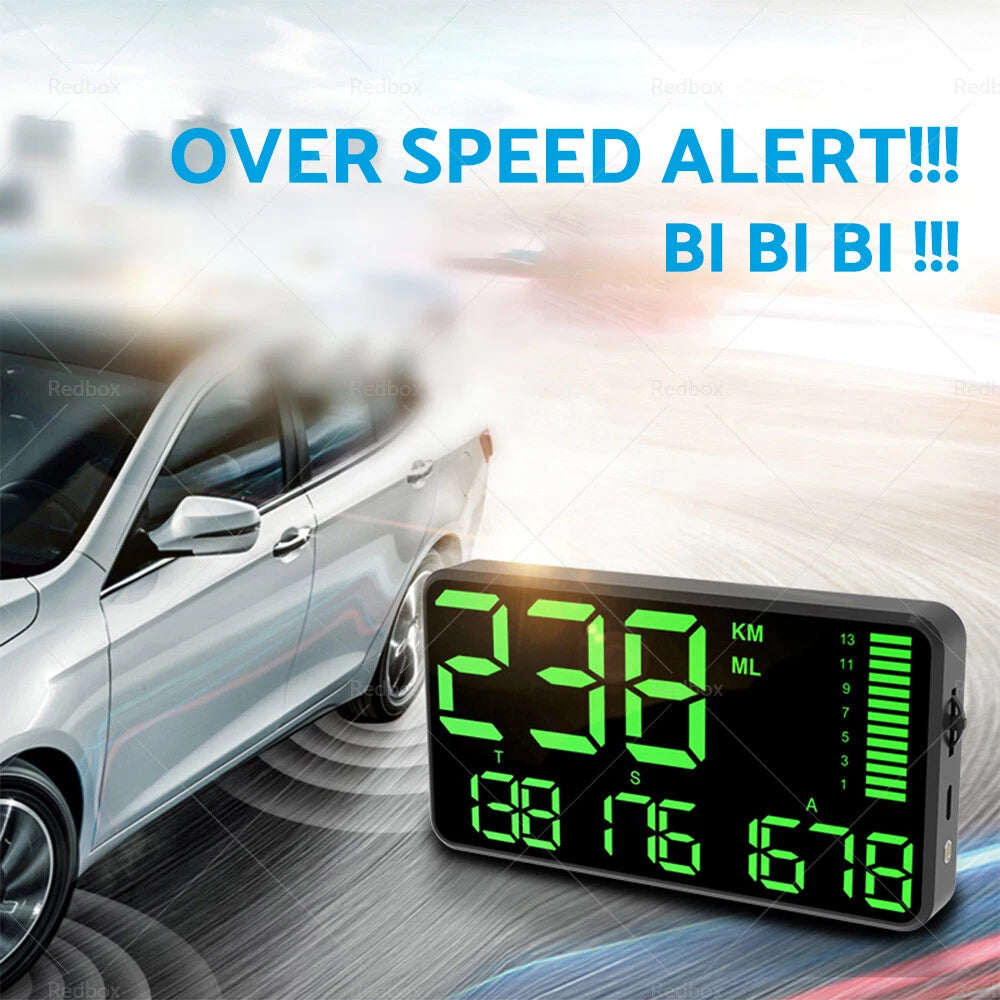 5.5'' Speedometer Odometer Display MPH/KMH with Alarm for Universal