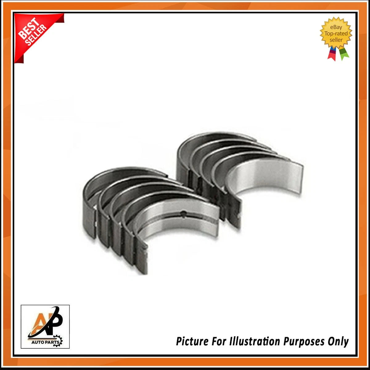 Crankshaft Main Rod Bearings Set Replacement for BMW N57D30 (2009–2018)
