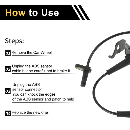 ABS Wheel Speed Sensor for Honda Jade Front Right (2013-2018)