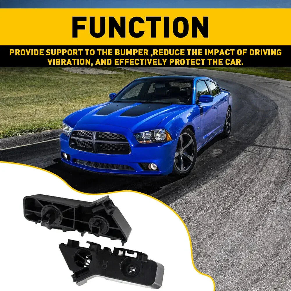 Front Bumper Brackets  Left & Right for Dodge Charger R/T SE SRT8 (2011-2014)