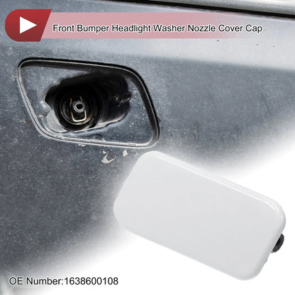 Front Left Washer Nozzle Cover for Mercedes-Benz ML500 (2002-2005) White 1 x