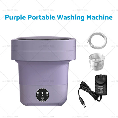 Portable 11L Travel Washing Machine - Foldable Deep Cleaner for Home & Travel