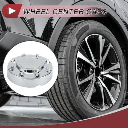 Wheel Center Caps for Dodge - Chrome Silver Tone Plastic (No.68081010AA)