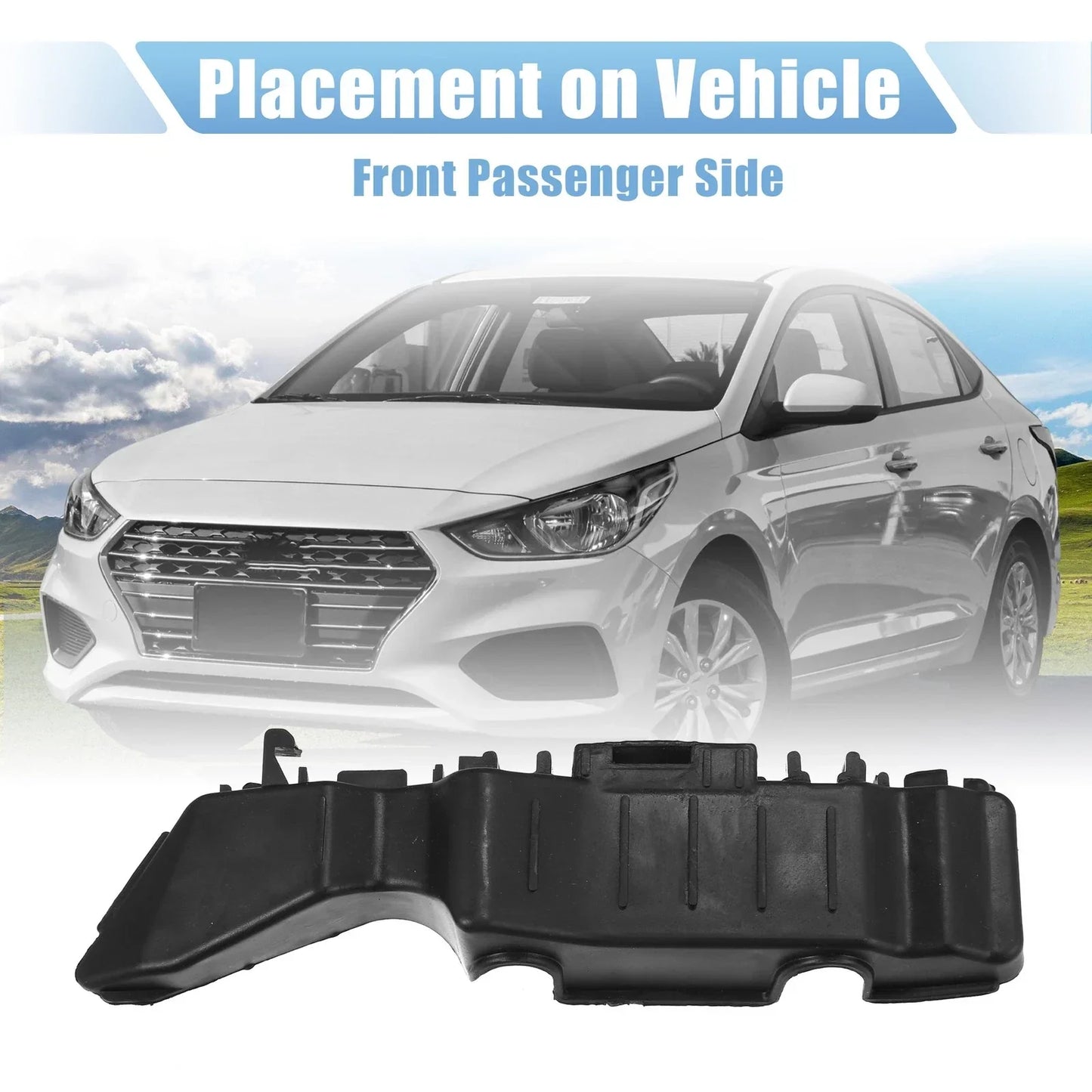 Front Right Bumper Bracket for Hyundai Accent (2010-2017)