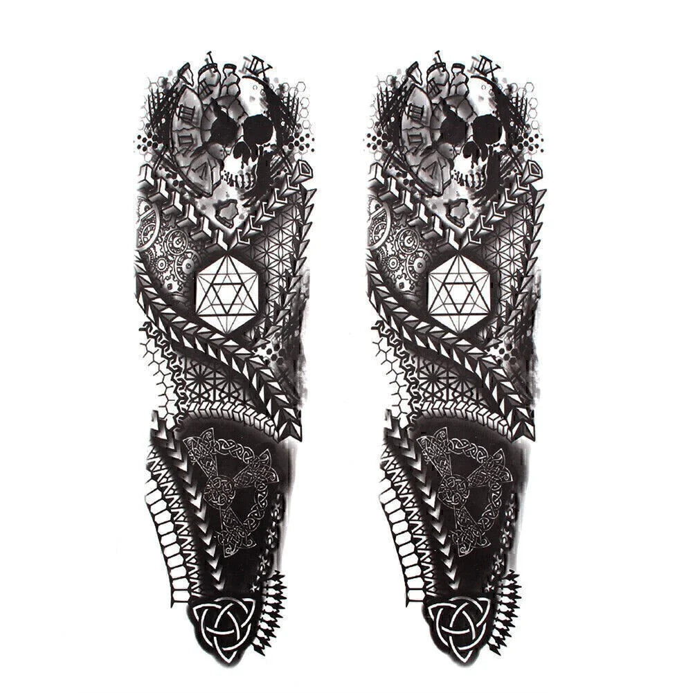 PVC Custom Front Fork Skull Decal Stickers for Harley