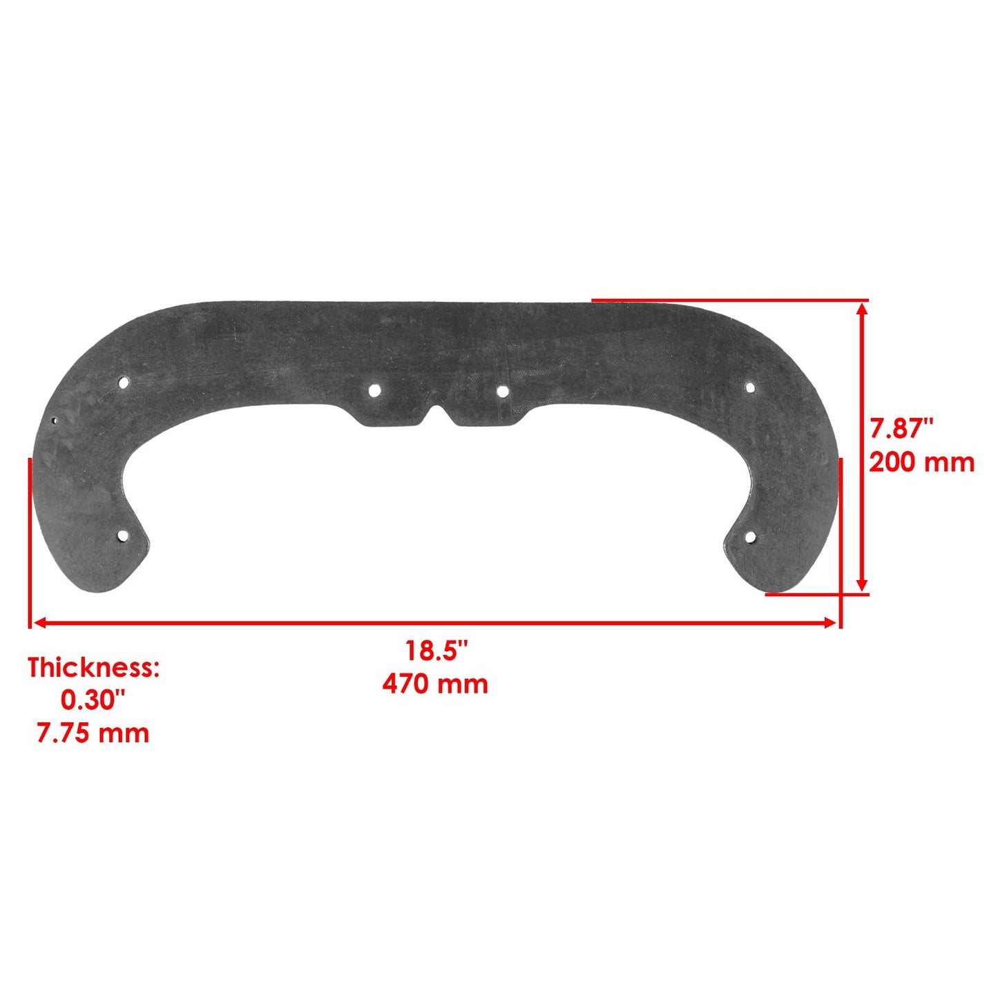 Brake Pads Front Set for Toro 38282 418 ZE 18 Inch Power Clear (2018–2018)