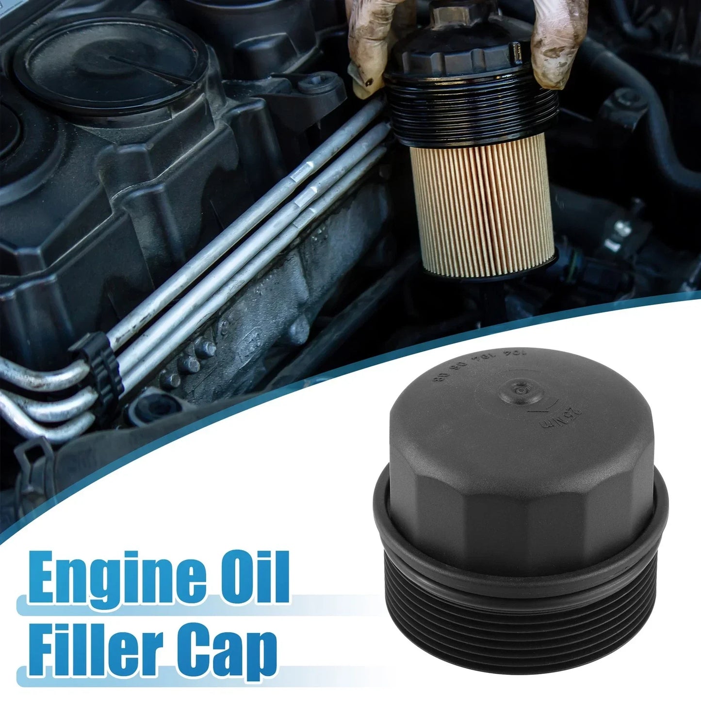 Engine Oil Filter Cap for Mercedes-Benz C220 C230 C280 (1994-2000)