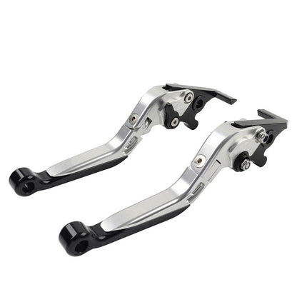 CNC Silver Extendable Brake Clutch Levers for Honda CBR650R CB650F (14-23)
