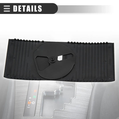 Center Console Slider Cover for Lexus IS250 (2006-2013) - Black Plastic 1 Set