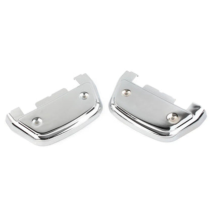 Chrome Passenger Footboard Covers for Harley Touring Road Glide (2014-2023)