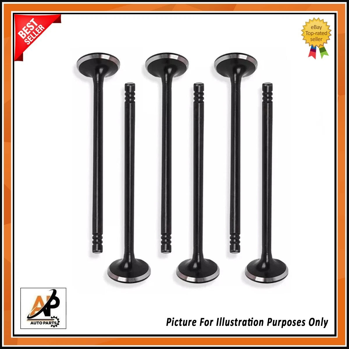 Exhaust Valve Replacement for Ford 1.0L EcoBoost (2012–2023) X6 3-Cyl