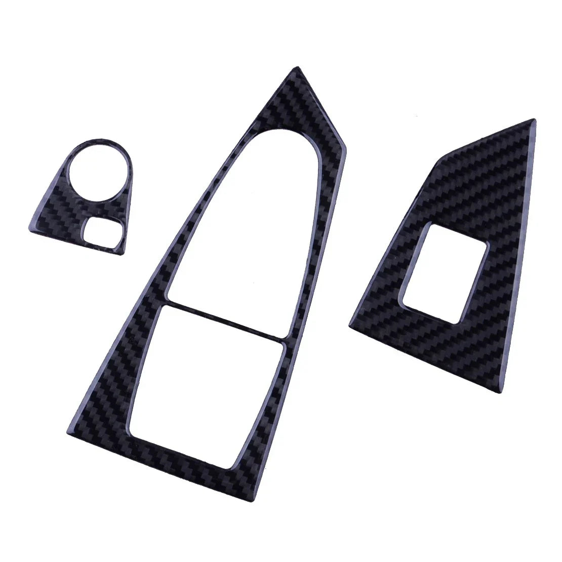 Carbon Fiber Power Window Switch Frame Cover for BMW 6 Series E63 E64 (2004-2010)