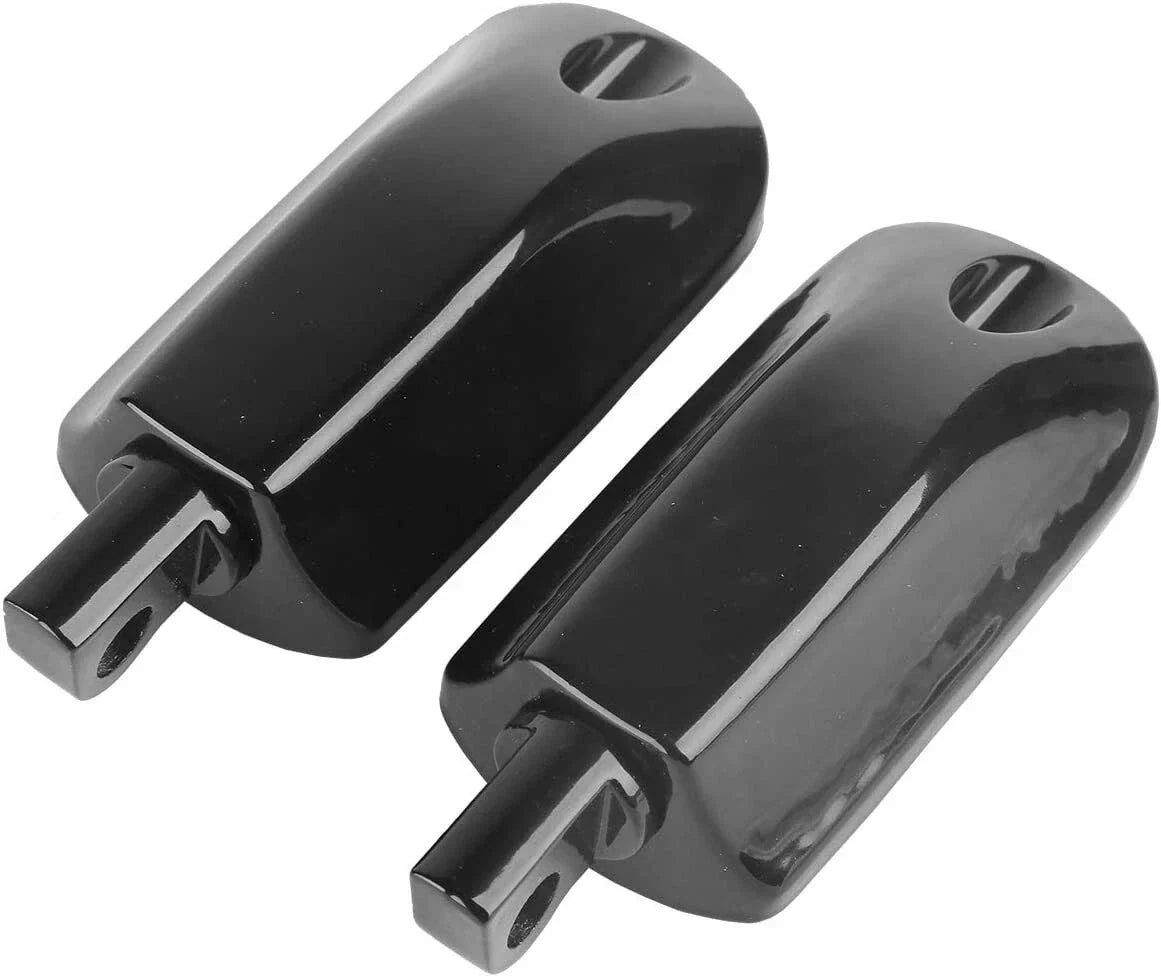 Black Streamliner Style Footpegs for Harley Davidson
