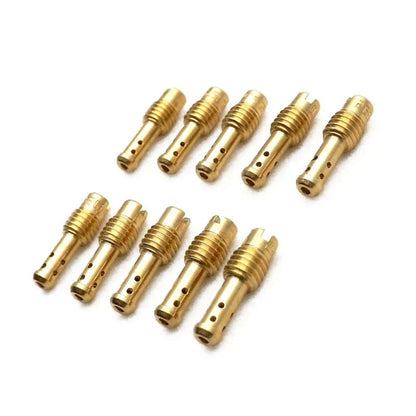 Carburetor / 10pcs / 15-37.5 Jet 8 Bleed Holes Metal for MIKUNI VM/TM/TMX AU