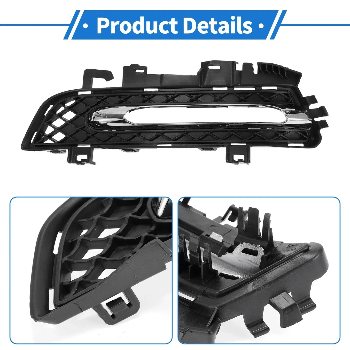 Front Left Fog Light Grill for Mercedes-Benz (2012-2018)