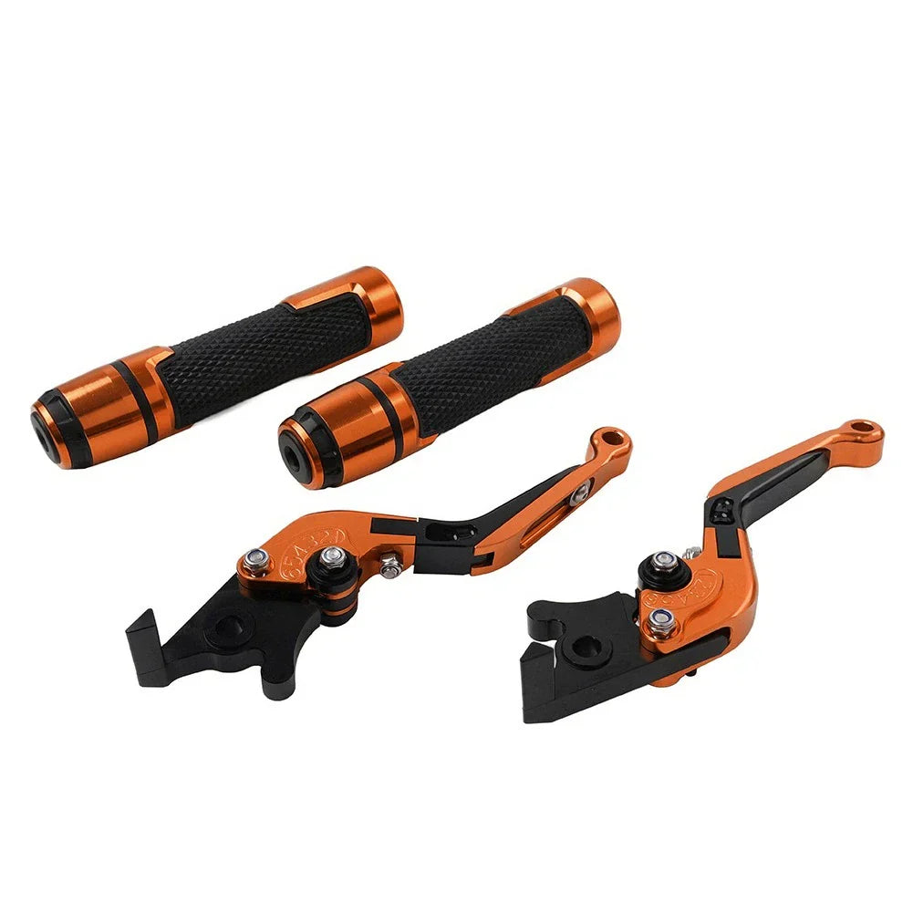 CNC Folding Extendable Brake Clutch Lever Grip for Honda VFR1200 (2010-2016)