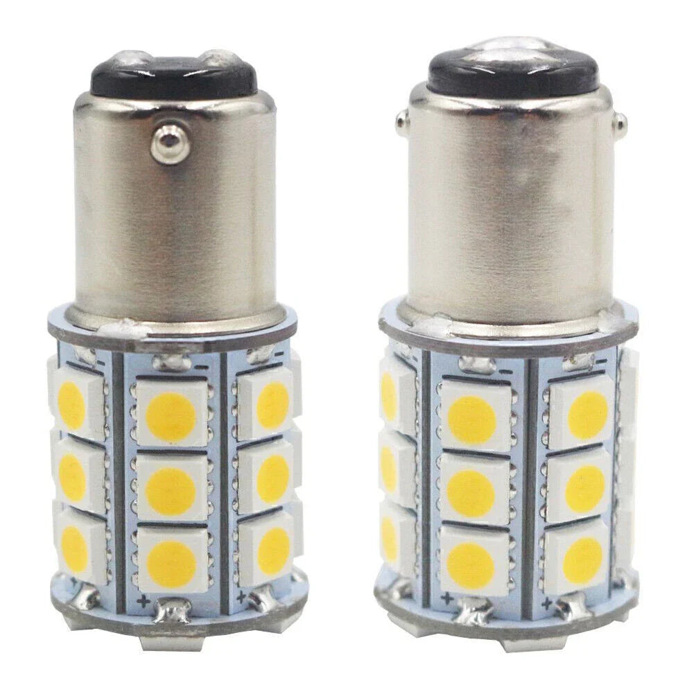 27-SMD BA15D Interior Lamp Bulbs for Marine Boat (1004, 1076, 1142)