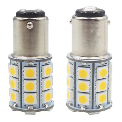 27-SMD BA15D Interior Lamp Bulbs for Marine Boat (1004, 1076, 1142)
