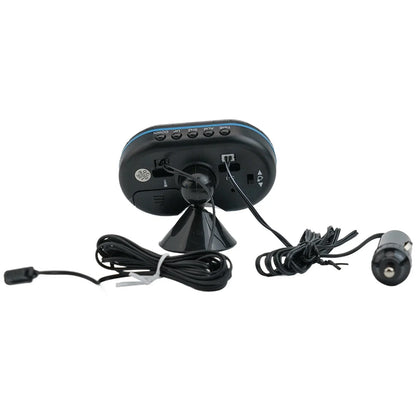 Digital Thermometer and Voltmeter for Car Dashboard