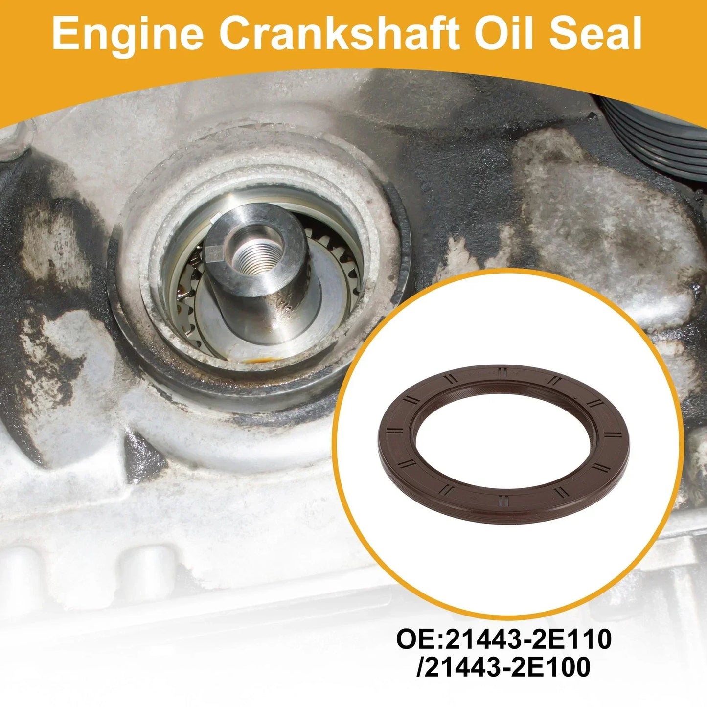 Crankshaft Oil Seal for Hyundai Elantra 2011-2020 (2011-2020)
