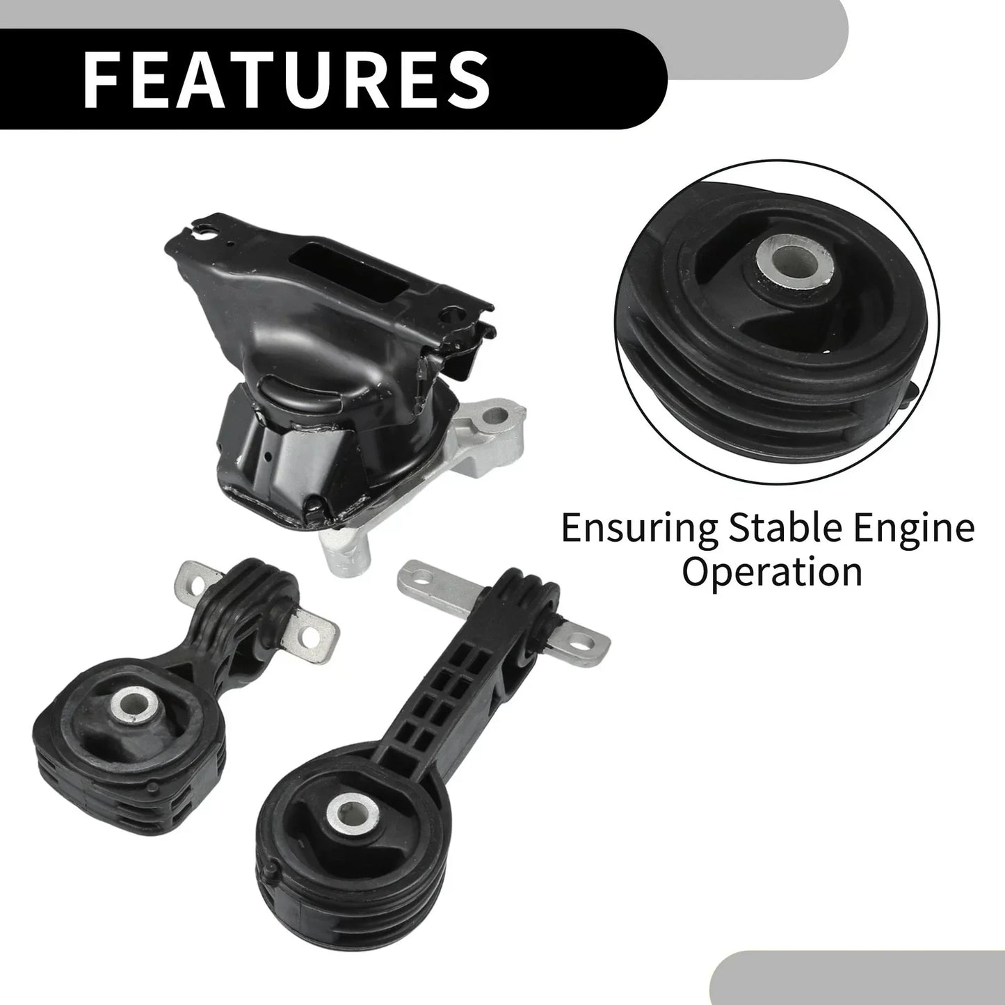 Engine Motor Mount for Honda Civic 1.8L (2006-2010) - 1 Set