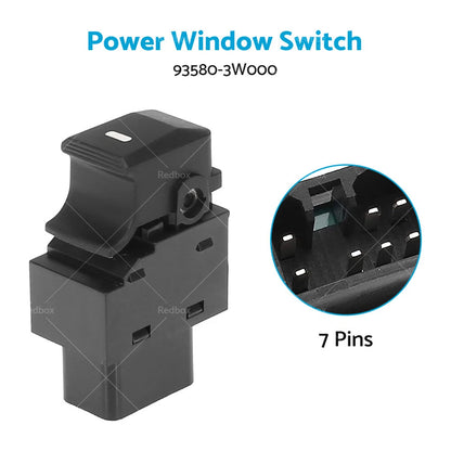 Passenger Side Power Window Switch for Kia Sportage (2010-2015)