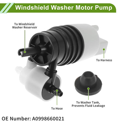 Windshield Washer Pump w/Grommet for Mercedes Benz G63 AMG (2013-2023)