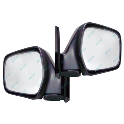 BLACK Electric Door Mirrors 2 x For Toyota Landcruiser 80 Series (1990-1998)