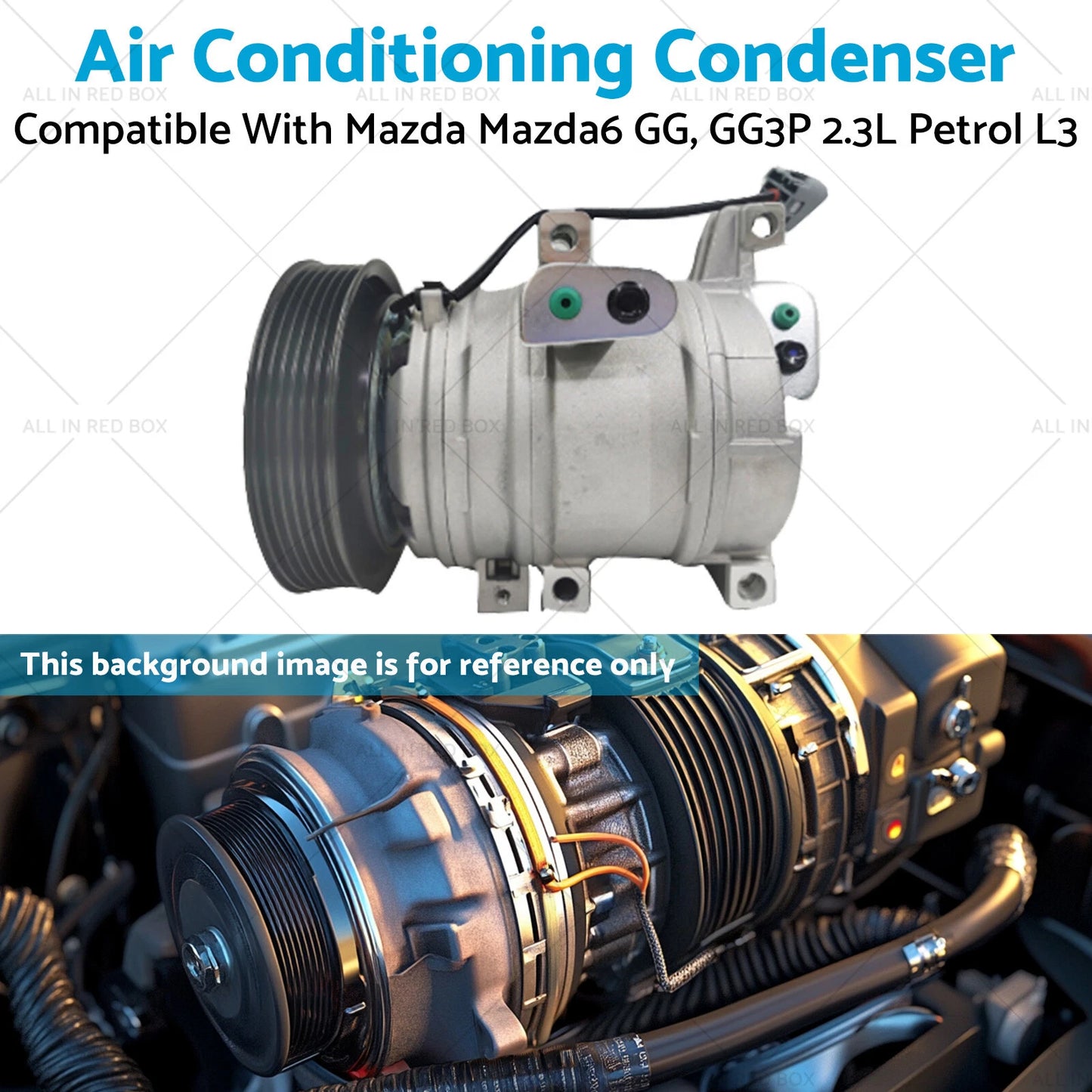 AC Compressor for Mazda Mazda6 GG 2.3L Petrol (2002-2008)