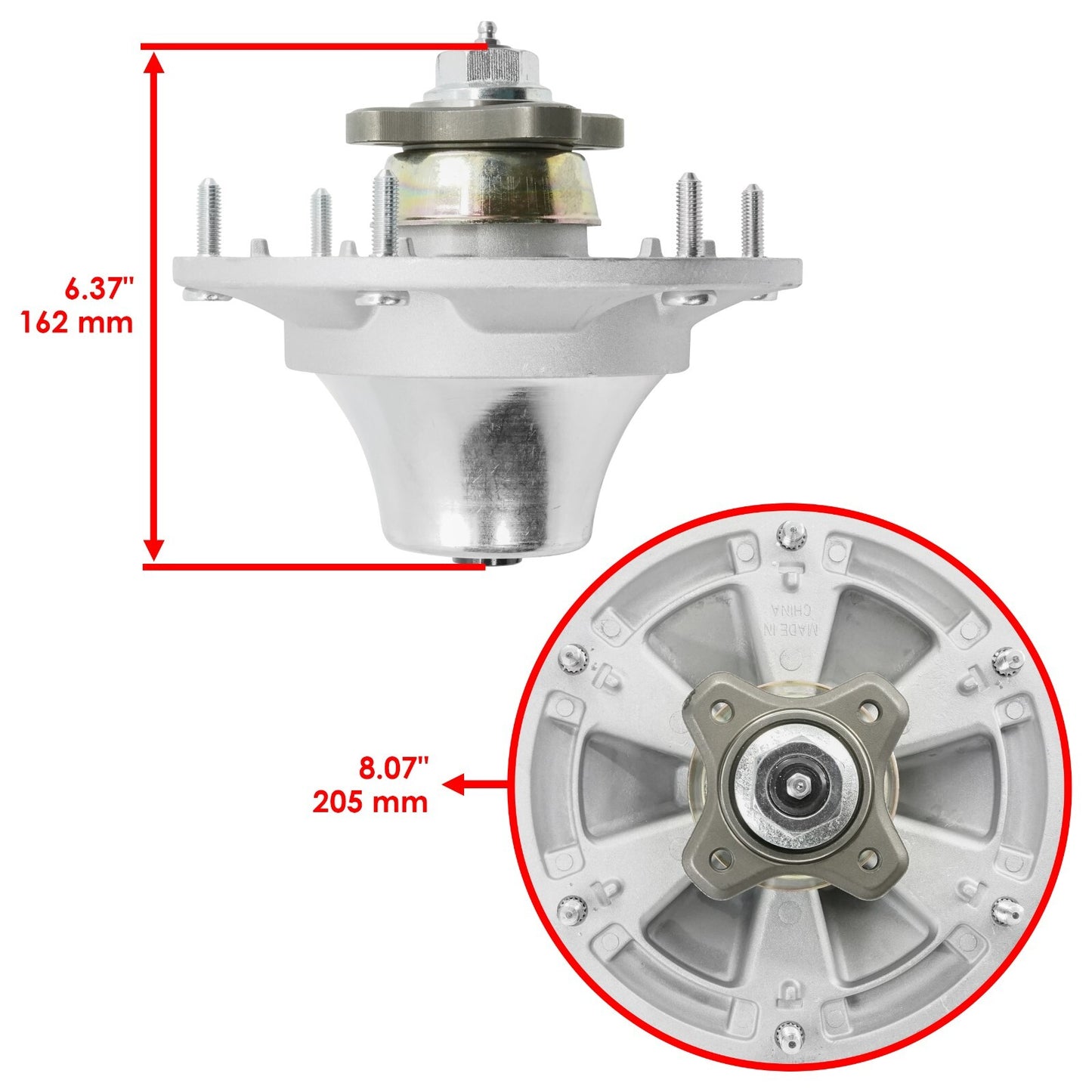 Deck Spindle Blade Kit 48 Inch Replacement for John Deere (2000–2018)
