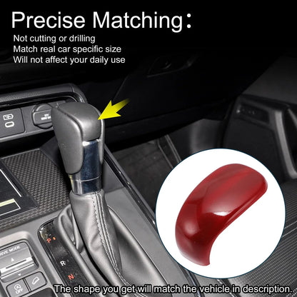 ABS Gear Shift Knob Cover Sticker for Honda CR-V 2023-2025 Red